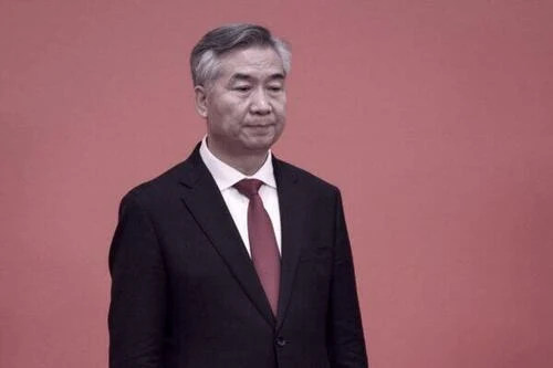 Li Xi, Secretary of the Guangdong Provincial Party Committee, is introduced as a new member of the Politburo Standing Committee, in Beijing on Oct. 23, 2022