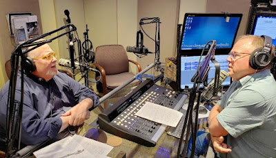 Nick Remissong and Jim Derick in our radio studio