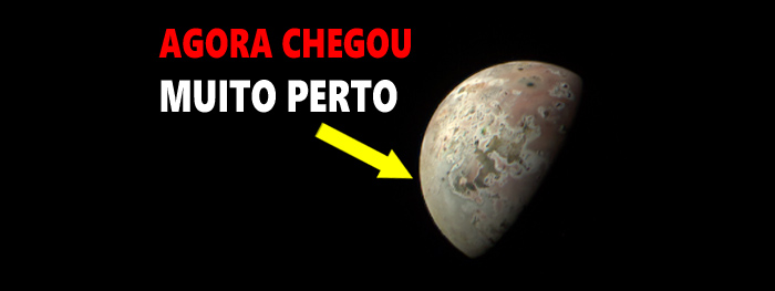 Aconteceu o sobrevoo recorde da nave Juno com a lua Io de Júpiter