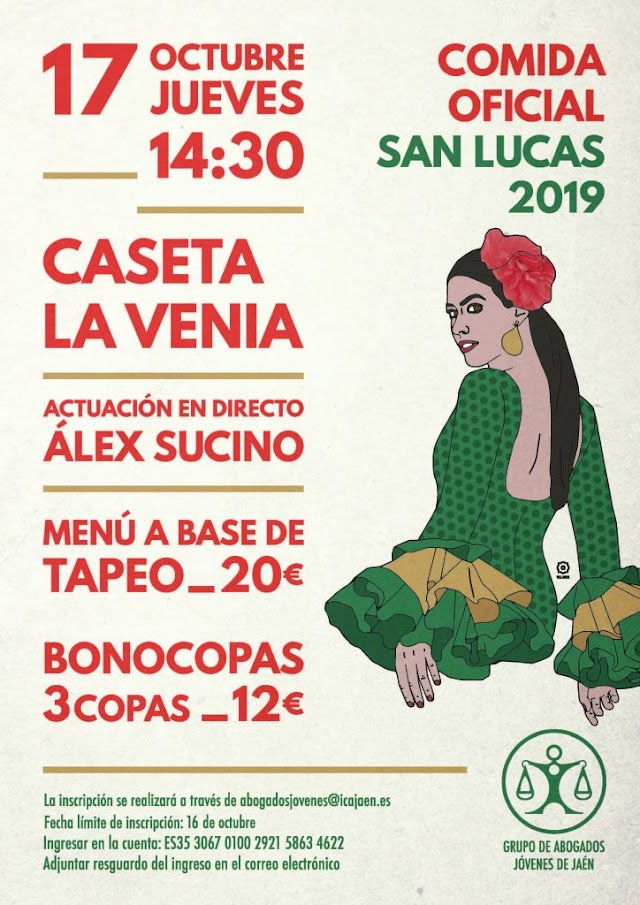 Comida del Abogado joven, Feria de San Lucas 2019