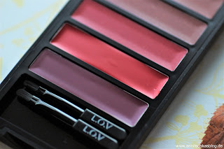 Review: L.O.V Fall Edition - Lipstick Palette - www.annitschkasblog.de