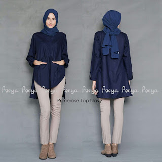 Primrose top navy 