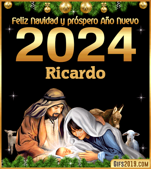 Feliz año nuevo 2024 ricardo