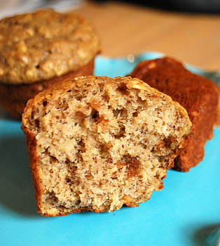 Banana Oatmeal Muffins