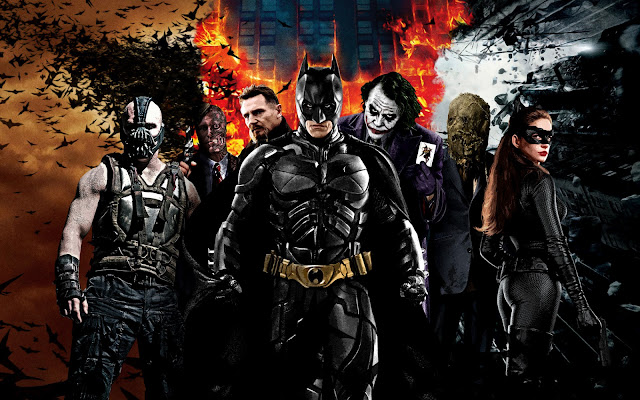 Batman Triology Movies All Characters HD Wallpaper