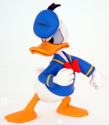 Donald Duck's temper.