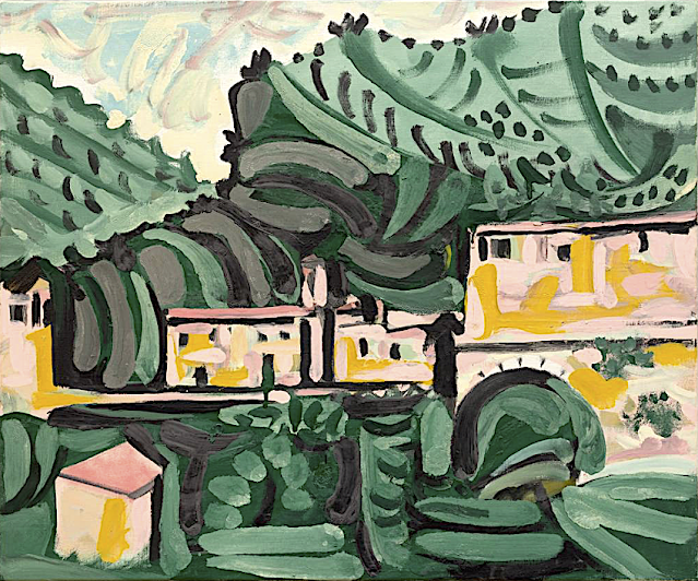 PABLO PICASSO (1881-1973) Montagne Sainte Victoire / Mont Venturi (1011m) France (Provence Alpes Côte d'Azur)    In Le Village de Vauvenargues, 29–30 Avril 1959, Collection privée