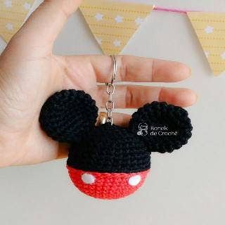 PATRON LLAVERO MICKEY MOUSE DE CROCHET