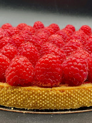 TARTE AUX FRAMBOISES de Jacques GENIN