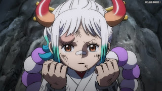 ワンピースアニメ 1048話 ヤマト 幼少期 YAMATO | ONE PIECE Episode 1048