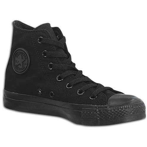 All black converse shoes