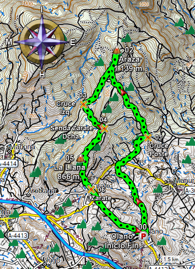 Ampliar plano del recorrido