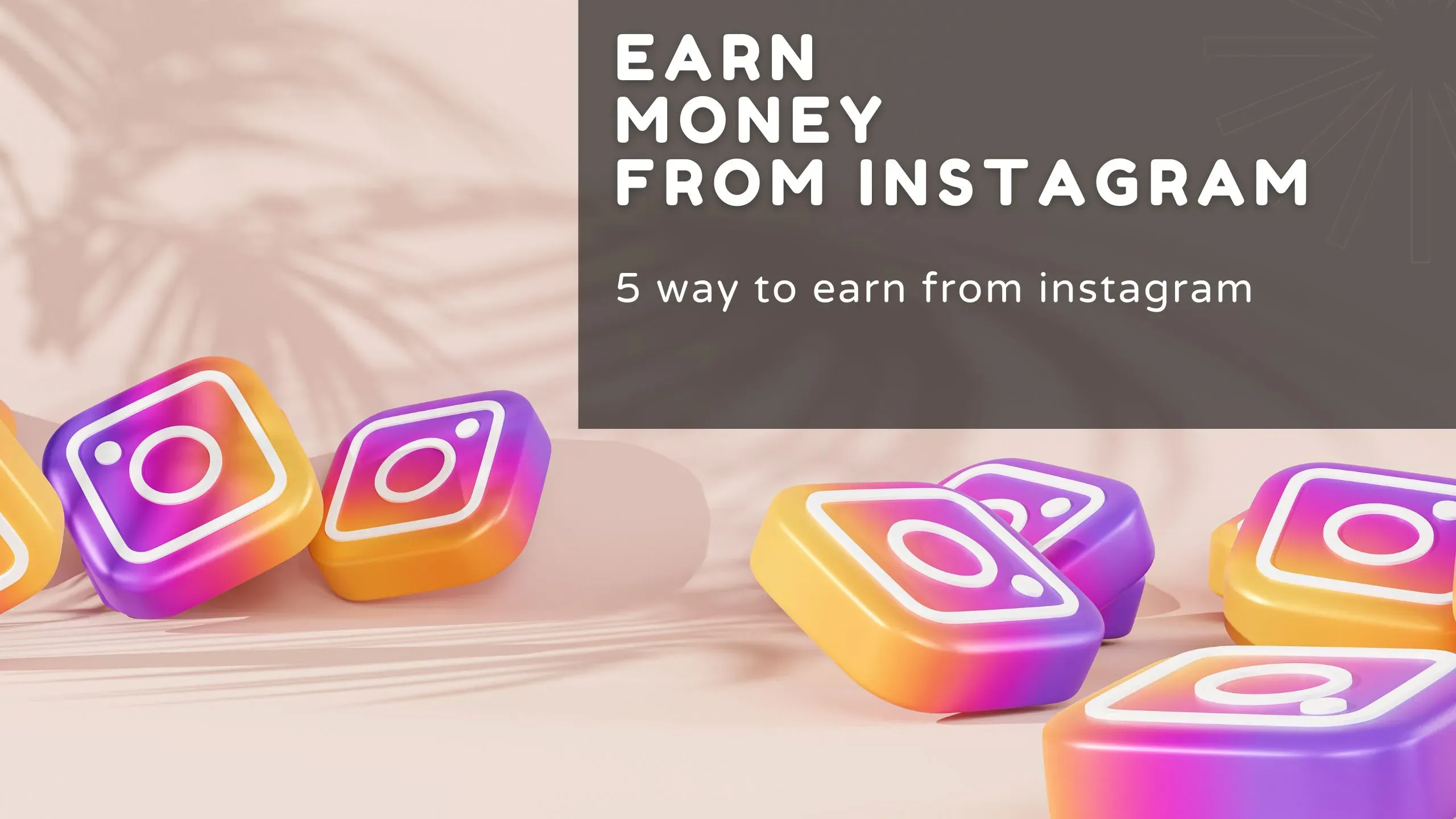 how to make money on instagram 2022| Top 5 ways by Hamidwap