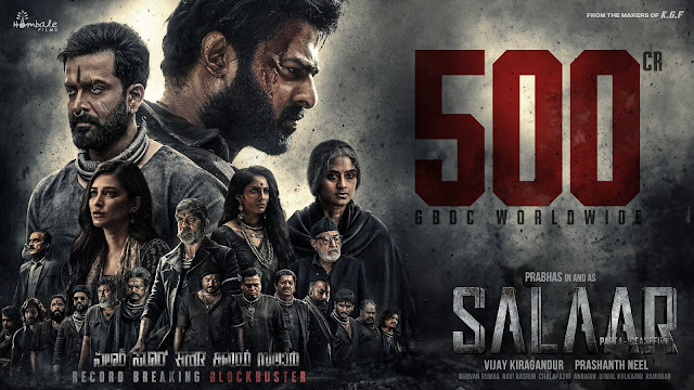 Salaar 500 Cr poster