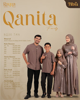 SARIMBIT NIBRAS RAYYA SERIES QANITA ROSE TAN