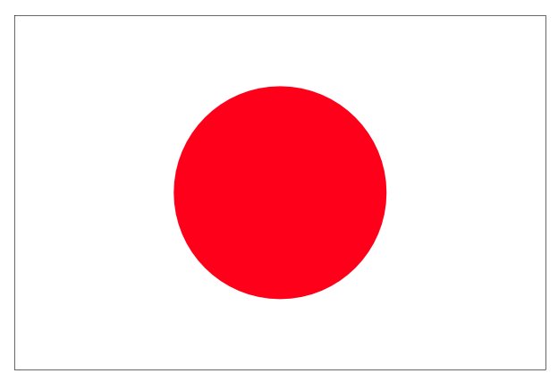 flag of japan to color. flag of Japan.