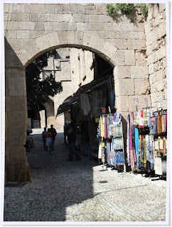 Rhodes, Grèce, colosse de Rhodes, chevaliers, unesco, mer égée