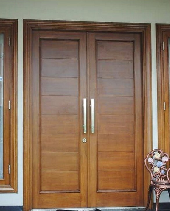 38 Model Pintu Minimalis 2 Pintu Terbaru yang Modern Masa 