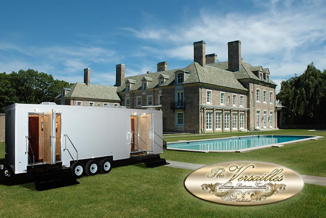 Luxury Restroom Trailer: The Versailles from CALLAHEAD