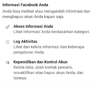 informasi facebook anda