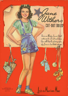 Jane Withers Paper Doll