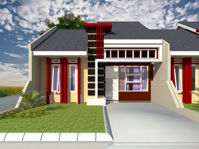 20 Denah dan 20 Gambar Rumah Tipe 60 Minimalis  Modern  2014 