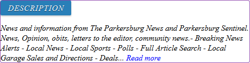 parkersburg news and sentinel