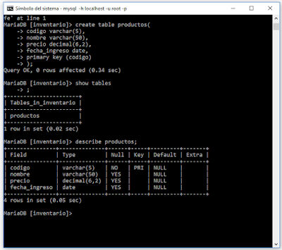 Mariadb decimal