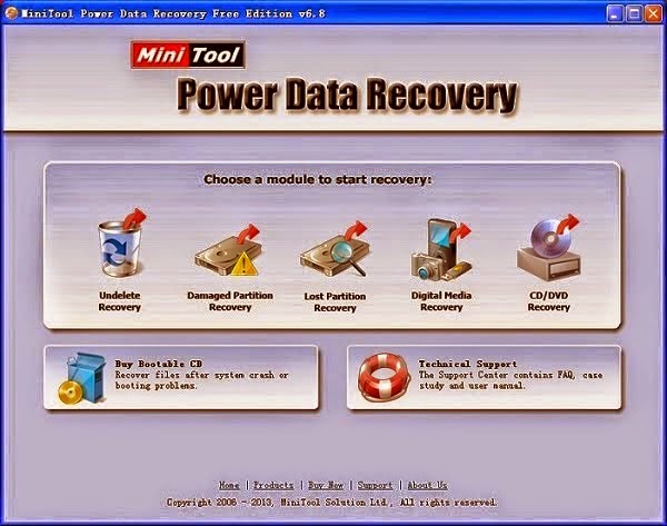 Free Data Recovery MiniTool Power Data Recovery 6.8 Free Limited Time