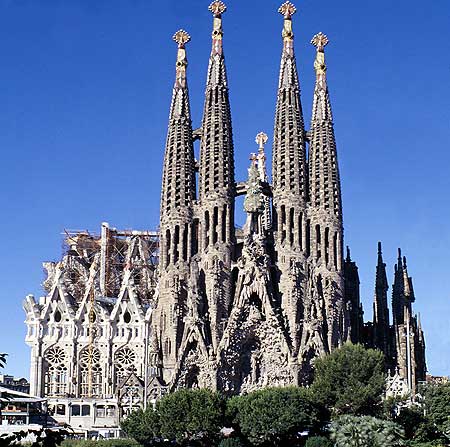 Arte Catedral De La Sagrada Familia Barcelona De Gaudi