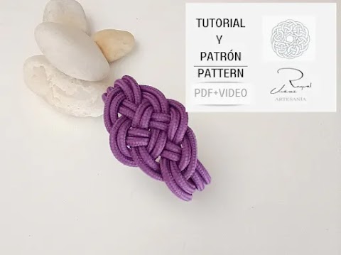 TUTORIAL PULSERA DE MACRAMÉ MORADA. DÍA DE LA MUJER 8 DE MARZO