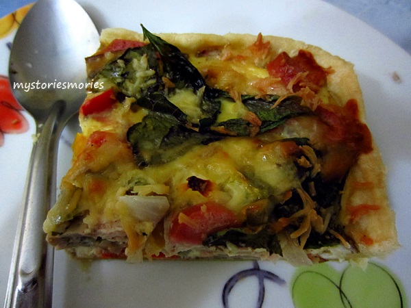 Spinach, chicken & mushroom quiche - .:It's all about my 