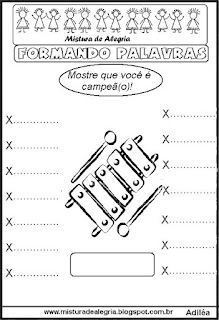 Formação de palavras, Atividades de alfabetização