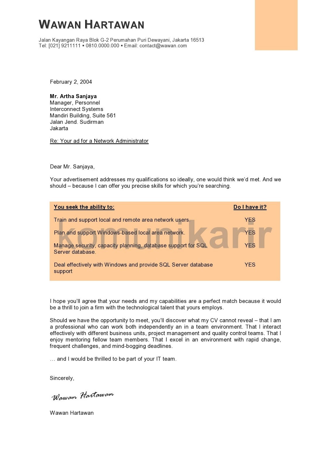 Curriculum Vitae: Format Curriculum Vitae Lamaran Kerja