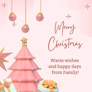 Image of merry christmas instagram post to her