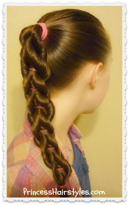 Twisted pull-through braid video tutorial