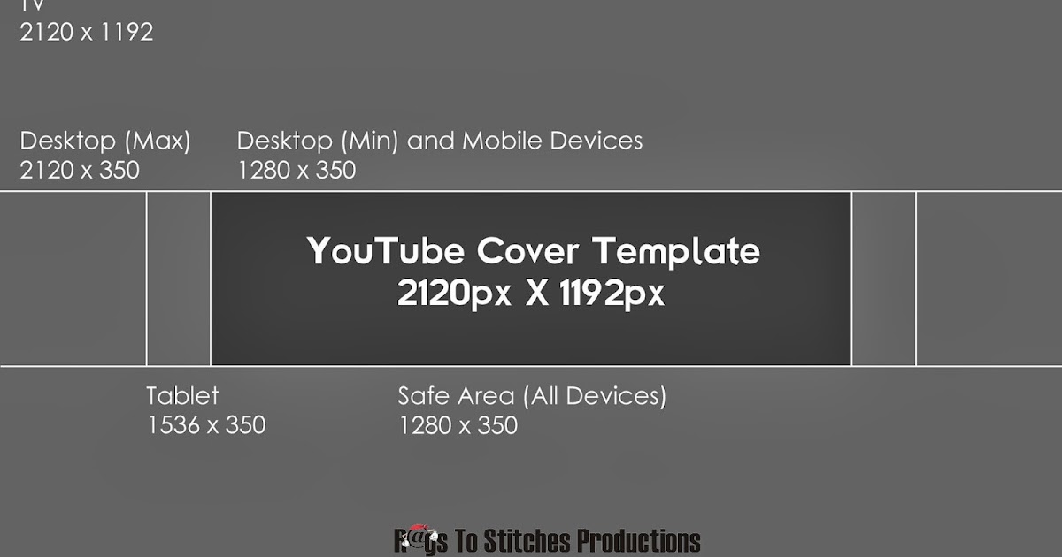 Youtube Banner Template Size Youtube Banner Template Size