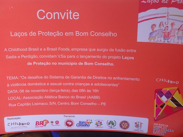 LAÇOS DE PROTEÇÃO EM BOM CONSELHO