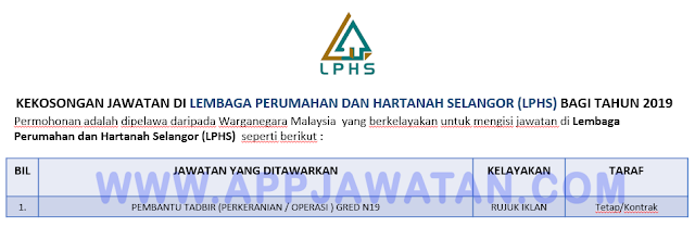 Lembaga Perumahan dan Hartanah Selangor (LPHS).