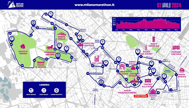 Percorso 22 wizz air milanomarathon: si parte e si arriva in Duomo