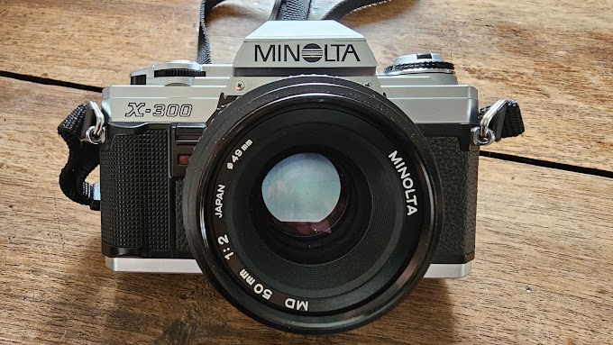 Voici le Minolta X300, appareil argentique recommandable