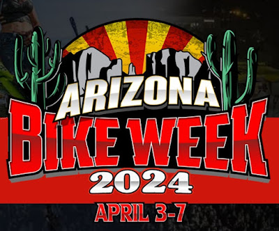 Plan ahead for the Arizona Bike Week, set for Wednesday, April 3rd – Sunday, April 7th. Each night offers entertainment and events