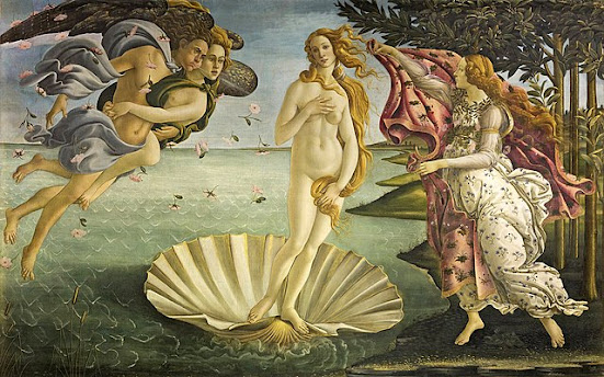 Imagen: El Nacimiento de Venus. Boticelli