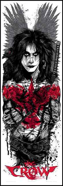 “Devil’s Night” The Crow Screen Print by Rhys Cooper