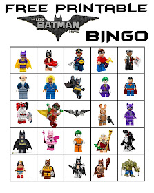 Free Lego Batman Printable Bingo