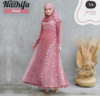 20+ Model Baju Gamis Modern Terbaru Spesial Ramadhan Dan Lebaran 2020