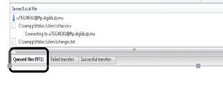 Upload slims dengan menggunakan filezilla