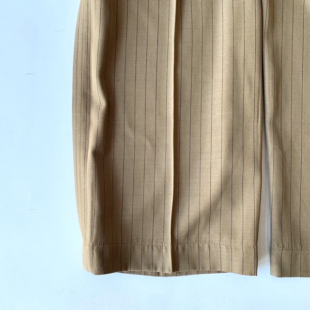 ippei takei【イッペイタケイ】1 tuck wide pants(stripe)◆八十八/丸亀・エイティエイト/新居浜