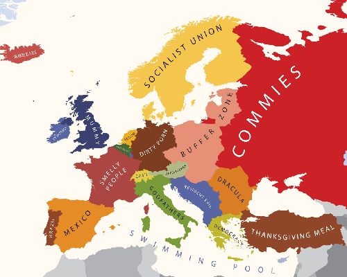 Europe America Map