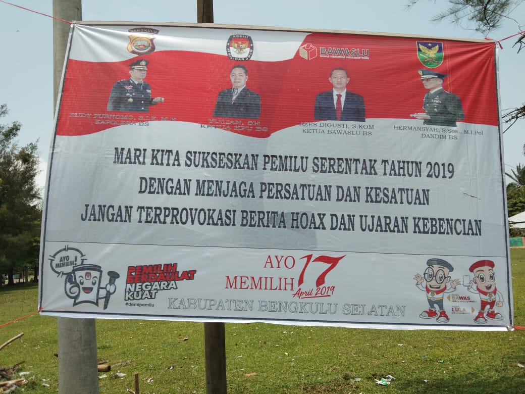 Spanduk Baliho Banner Pemilu Pekanbaru 2024